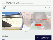 Tablet Screenshot of communityrehabcenter.org
